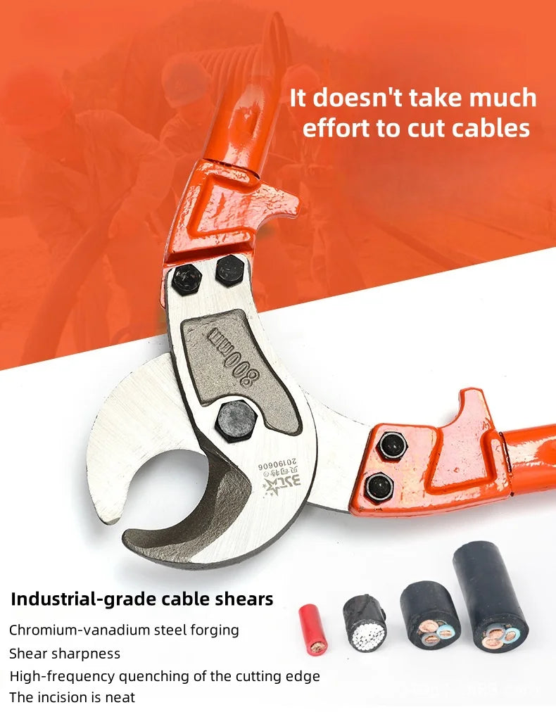 18 "Cable Cutter, Wire Cutting Pliers, Labor-saving Manual Wire Cutting Pliers, Special Quick Scissors for Electricians